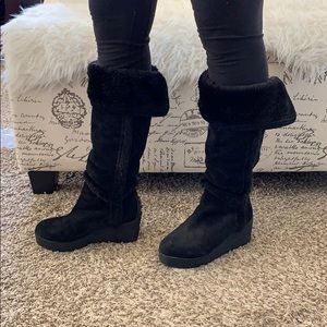 BCBG MaxAzria wedge boots